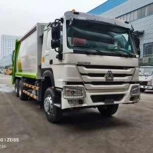 New HOWO Shacman 4X2 15m3 Garbage Trash Container Hooklift Compactor Compressed Compression Transfer Recycle Garbage Refuse Truck Vehicle Used for Sale