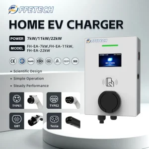 Portable Smart EV Charger for Home Use with 230VAC Input