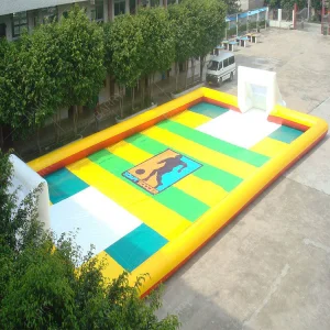 Outdoor Sport Game PVC Material Soap Inflatable Water Football Soccer Field