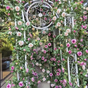 Artificial Flowers Wedding Home Hotel Arrangements Decorative Silk Rose Flowers