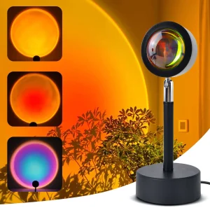 180 Degree Rotation Sunset Projector