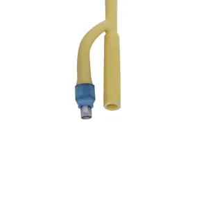 Factory Supply Two-Way Female Type Fr14 Latex Foley Catheter with Silicone Coating or Hydrophilic Coating for Urine Drainage
