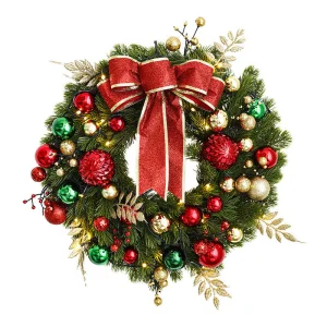 Christmas Decoration Simulation Wreath Window Display Door Hanging Christmas Shopping Mall Scene Decoration Props