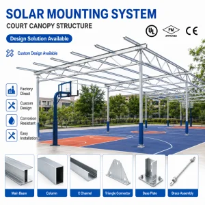 Solar Ground Mounting System Steel Structure
