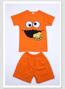 Ropa infantil suave de algodón personalizada y económica con logo encantador
