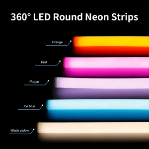 IP67 DC24V Tubo LED RGB 360