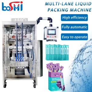 5g 10g 20g 50g 100g Mouthwash Paste Stick Pack Multi Lane Liquid Filling Sealing Machine 2 4 6 8 10 lane VFFS Packing Machine