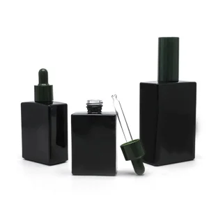 Olila Skincare Packaging Amber Plastic Matte 50ml Pet Frosted Cosmetic Lotion Serum Essential Oil Dropper Bottle