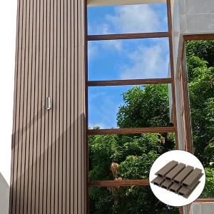 China Factory Directly Sale High Quality Co-Extrusion WPC Wall Cladding Outdoor Waterproof Durable Wood Plastic Composite Wall Panel