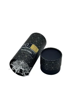 Cylindrical Black Gift Box