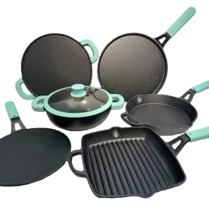 Cast Iron Cookware Pan Set