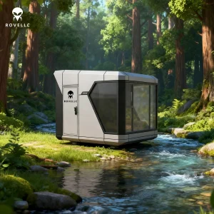 A 13 Sqm Movable Steel Capsule Tiny House With Solar Power &amp; Eco-Friendly Design Requires No Government Approval