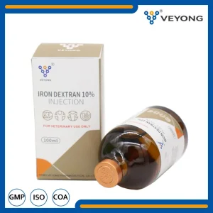 Iron Supplement 10% Iron Dextran Injection for Animal Baby Veterinary Medicines From China GMP Supplier