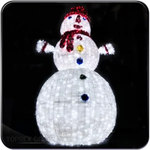 LED Snowman Lights