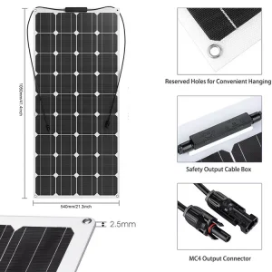 Affordable Flexible PV Solar Panels for Marine Use