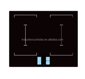 24" 60cm TFT WiFi Induction Cooker Four-Zone Control with Four Electric Hobs for Built-in Installation