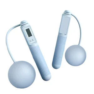 2-in-1 Smart Counting Steel Wire Jump Rope - Customizable Weighted Cordless Skipping Rope for Home &amp; Sports Fitness