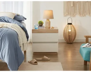 Sleek White Nightstand