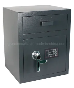Depository Safe with Open&Close Tray (DP-480E) , Solid Steel