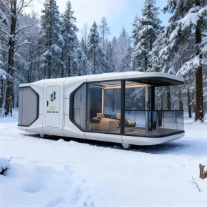 Smart Automated Expandable PVC Prefab Capsule House for Energy-Efficient Shelter