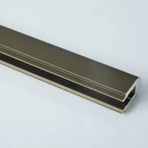 Bronze anodized aluminum profiles