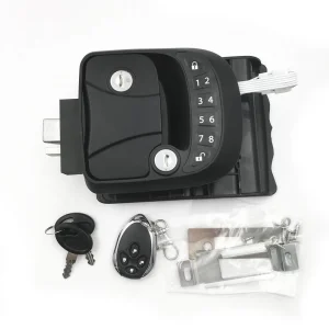 Universal Camper Trailer 2 Key Backlit Remote Control Password Keypad Caravan Keyless Car Door Lock
