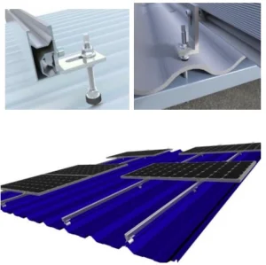 Solar Bracket with Rail Splice End Clamp for Solar System