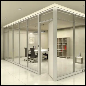 Customization Decoration Full Height Acoustic Office Glass Partition Wall