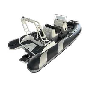 CE Customized Aluminum Rigid Hypalon Orca Inflatable Pontoon Sailing Rib Boat Cheap Price