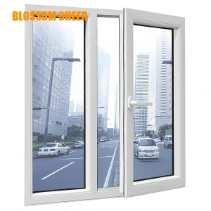 Premium Quality Modern House Soundproof UPVC Double Glazed Casement Glass Window