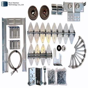 Vertical Bi-Folding America Sectional Garage Door Hardware Door Parts Stainless Garage Door Components