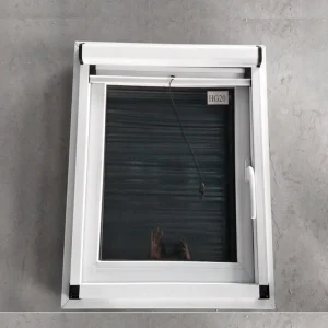Small Size Single Pane Side Hung UPVC PVC Casement Window with Screen