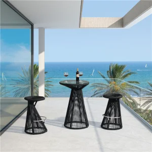 Outdoor Durable Cheap Commercial Bar Table Chair Set