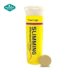 Complejo Herbal para Quemar Grasas Tableta Efervescente de Extracto de Hoja de Loto y Alisma con L-Carnitina