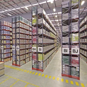 Custom Storage Pallet Racking Powder Coated Adjustable Logistics Shelving