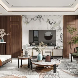 Modern Luxury Media Console