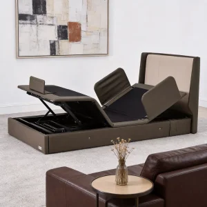 Cama hospitalaria de madera