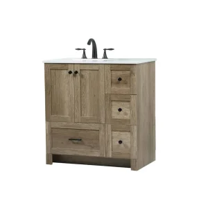 Natural Oak Vanity