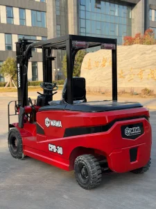 2.5 Ton Lithium Battery Electric Forklift - Narrow Aisle Warehouse Use, with Adjustable Seat and Warranty