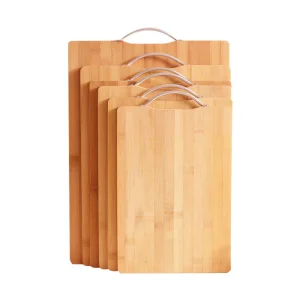 Vintage Premium Bamboo Chopping Board Cutting Block Natural Color Kitchen Accessories for Home &amp; Restaurant Use-Havkup CB12