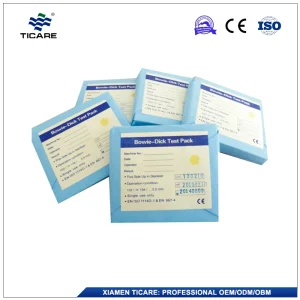 Hospital Use 115X125mm Sterile Bowie Dick Test Pack
