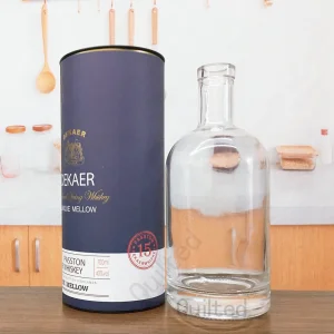 China 500 ml liquor glass vodka bottle with packaging