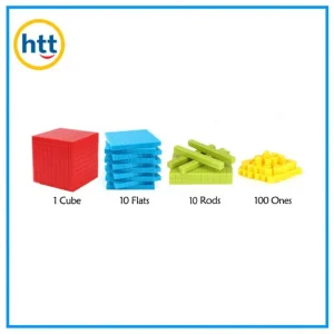 Fabricante Htttoys China Blocos de Base Dez Plásticos, Quebra-Cabeça Colorido Plástico Decimal Base 10 Blocos Cubos de Base Dez Brinquedo Educacional para Crianças
