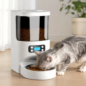 Luxurious Design Large Food Container Multi Pets Dog Feeder Automatic Feeder Nice for Indoor Family Home