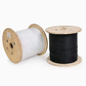 Industrial Grade FRP Steel Strength Reinforced Fiber Optic FTTH Drop Cable