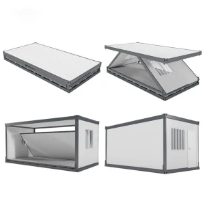 Factory Price Detachable Prefab Folding Container House with Fast Assembly for Office