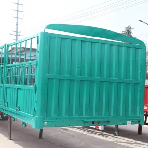 Strong Steel Fence Semi Trailer