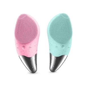 22 Mini Electric Rechargeable Vibrating Deep Cleansing Sonic Silicone Facial Cleansing Brush