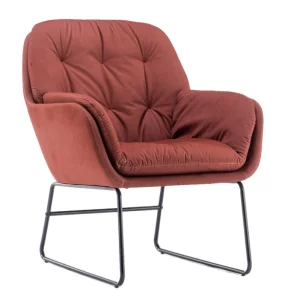 Fabric Modern Accent Chair Living Room Armchair