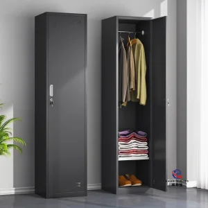 Reinforced Steel Locker with Master Key System, Durable Metal Storage Cabinet for High Frequency Public Use
